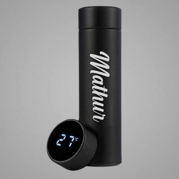 Customized Temperature Bottle (Black)