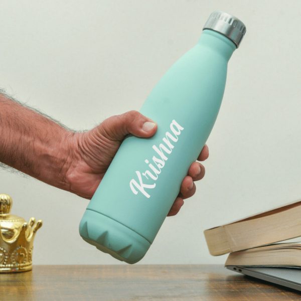 Customised Water Bottle Green