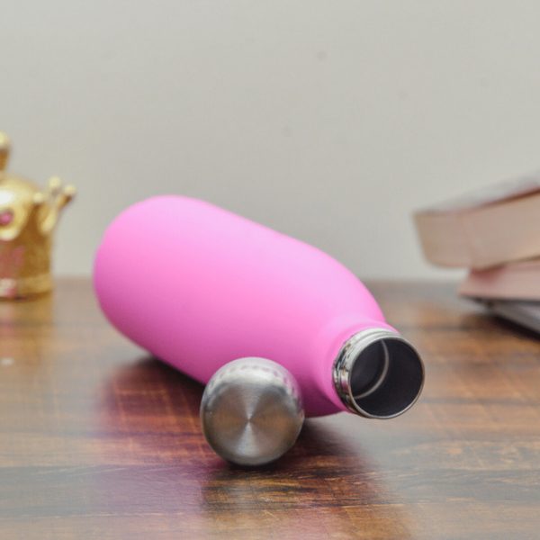 Customised Pink Water Bottle